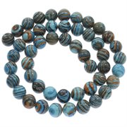 Mosaik Turkis perler. Multi farve. 6 mm streng